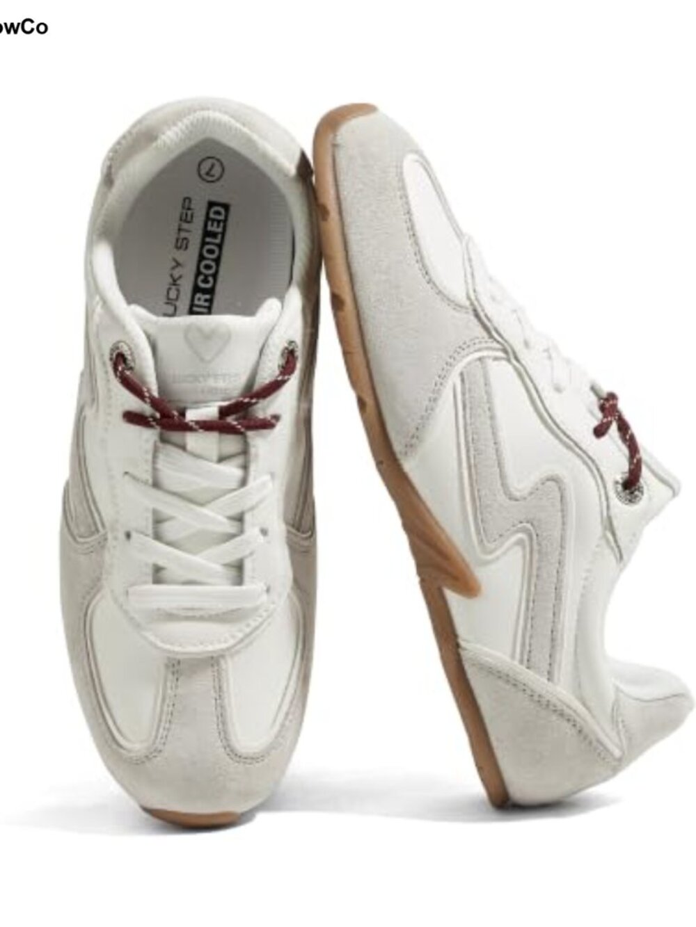 Retro Fashion Sneakers Women Casual Lace-Up Thin Sole Non-Slip Suede